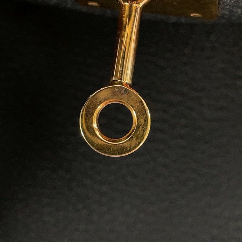 エルメス バーキン35 ブラック/ピンクゴールド金具 トゴ Y刻印 HERMES Birkin ハンドバッグ 黒