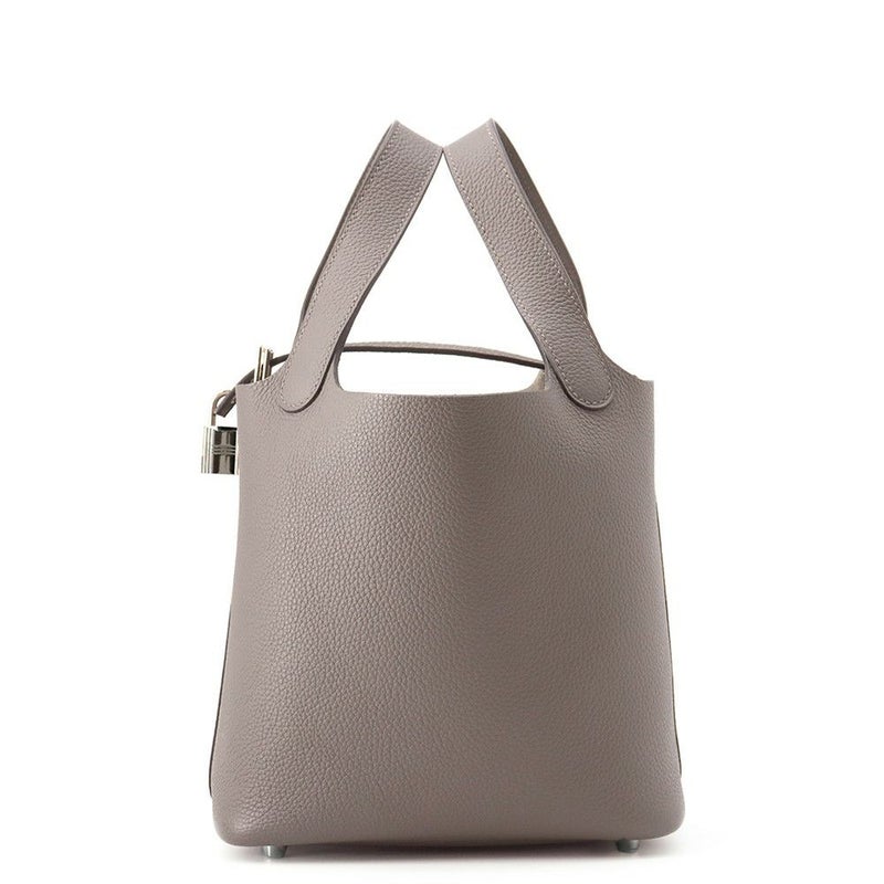 エルメス ハンドバッグ ピコタンロックPM エタン/シルバー金具 トリヨンクレマンス U刻印