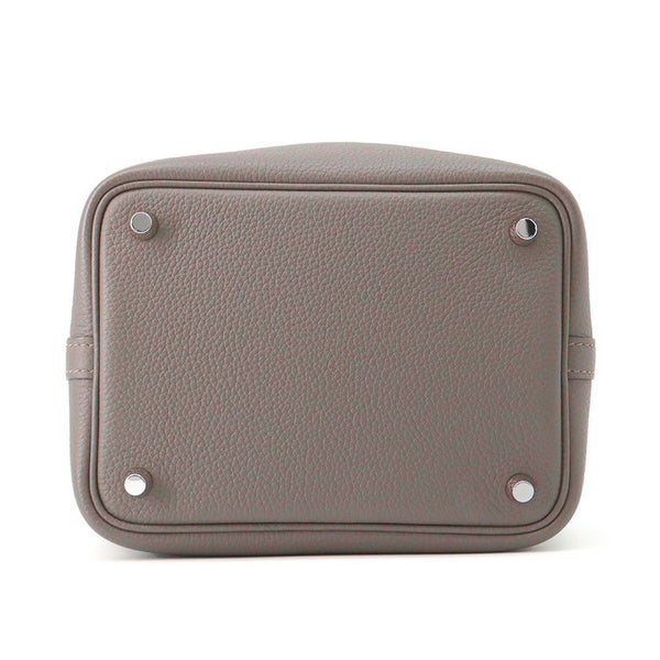 エルメス ハンドバッグ ピコタンロックPM エタン/シルバー金具 トリヨンクレマンス U刻印