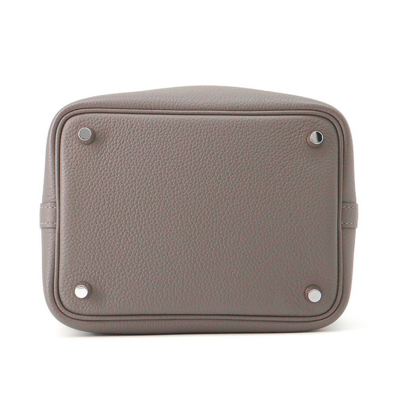エルメス ハンドバッグ ピコタンロックPM エタン/シルバー金具 トリヨンクレマンス U刻印