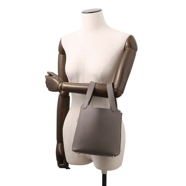 エルメス ハンドバッグ ピコタンロックPM エタン/シルバー金具 トリヨンクレマンス U刻印