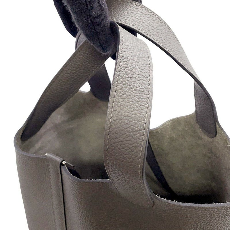 エルメス ハンドバッグ ピコタンロックPM エタン/シルバー金具 トリヨンクレマンス U刻印