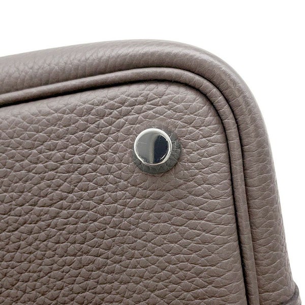 エルメス ハンドバッグ ピコタンロックPM エタン/シルバー金具 トリヨンクレマンス U刻印