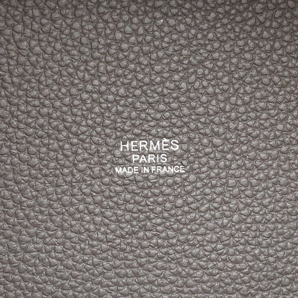 エルメス ハンドバッグ ピコタンロックPM エタン/シルバー金具 トリヨンクレマンス U刻印