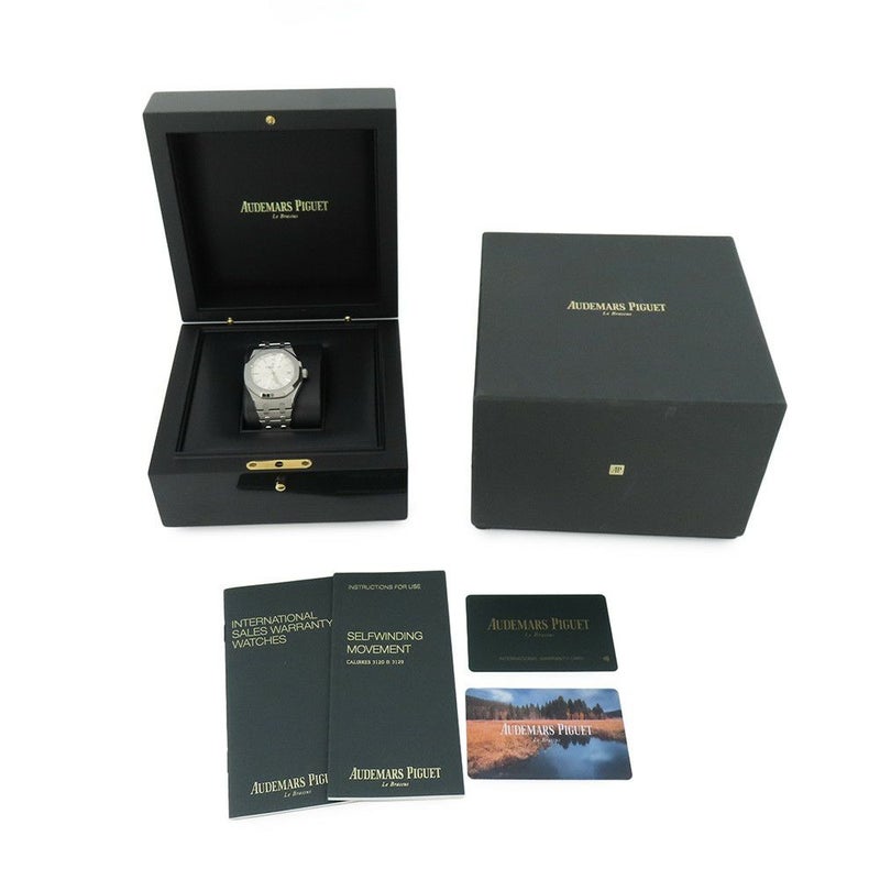 オーデマピゲ ロイヤルオーク オートマティック 15450ST.OO.1256ST.01.A AUDEMARS PIGUET 腕時計 シルバー文字盤