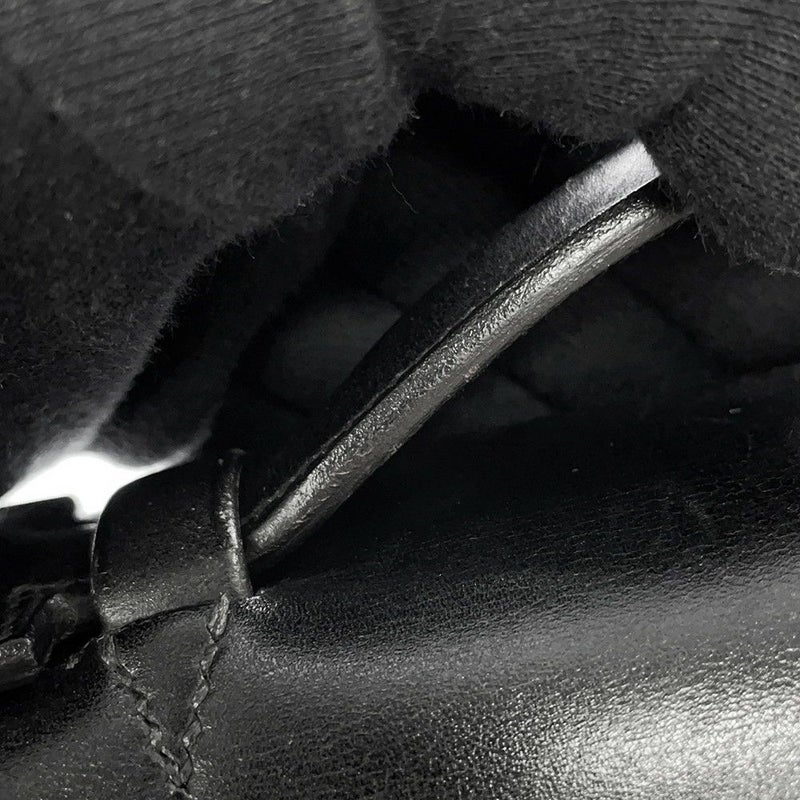 エルメス ブリーフケース サック・ア・デペッシュ41 ブラック/シルバー金具 ボックスカーフ D刻印 メンズ 黒