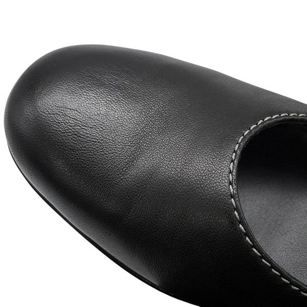 エルメス バレエシューズ リズ ナッパレザー レディースサイズ35 HERMES 黒