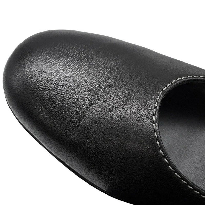 エルメス バレエシューズ リズ ナッパレザー レディースサイズ35 HERMES 黒