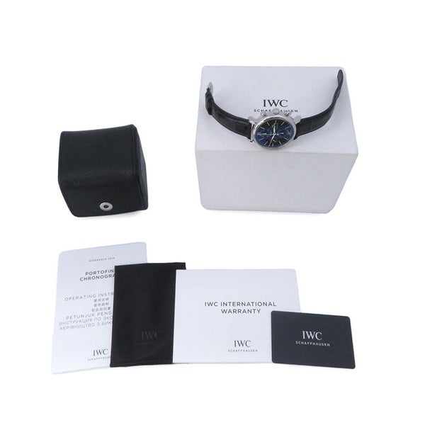 IWC ポートフィノ クロノグラフ IW391029 腕時計 ウォッチ 黒文字盤