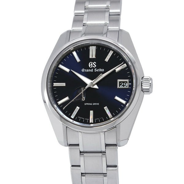 セイコー グランドセイコー スプリングドライブ デイト SBGA375 SEIKO 腕時計 ネイビー文字盤