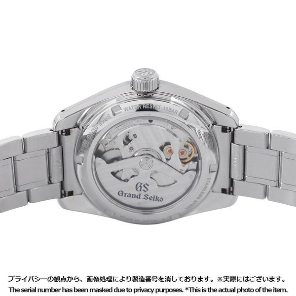 セイコー グランドセイコー スプリングドライブ デイト SBGA375 SEIKO 腕時計 ネイビー文字盤