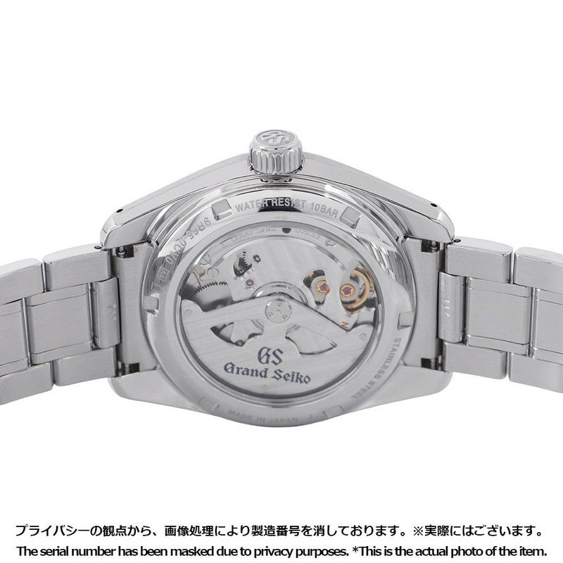 セイコー グランドセイコー スプリングドライブ デイト SBGA375 SEIKO 腕時計 ネイビー文字盤