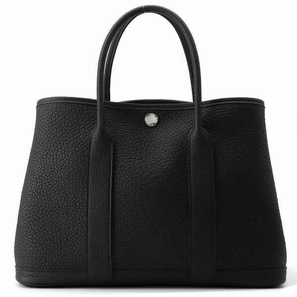 エルメス トートバッグ ガーデンパーティTPM ブラック/シルバー金具 ネゴンダ W刻印