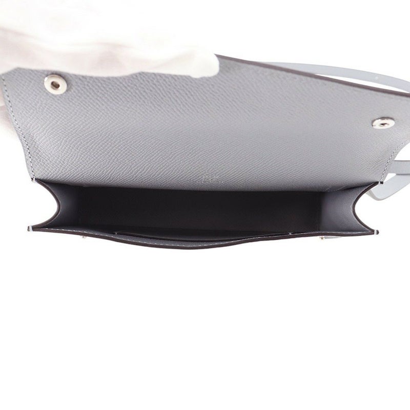 エルメス ショルダーウォレット ナップ トゥーゴー グリパンタン/シルバー金具 エプソン K刻印 財布