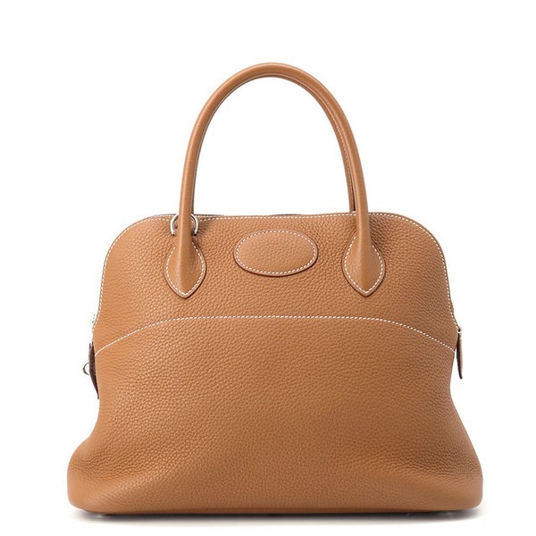 エルメス ハンドバッグ ボリード31 ゴールド/シルバー金具 トリヨンクレマンス A刻印 2wayショルダー