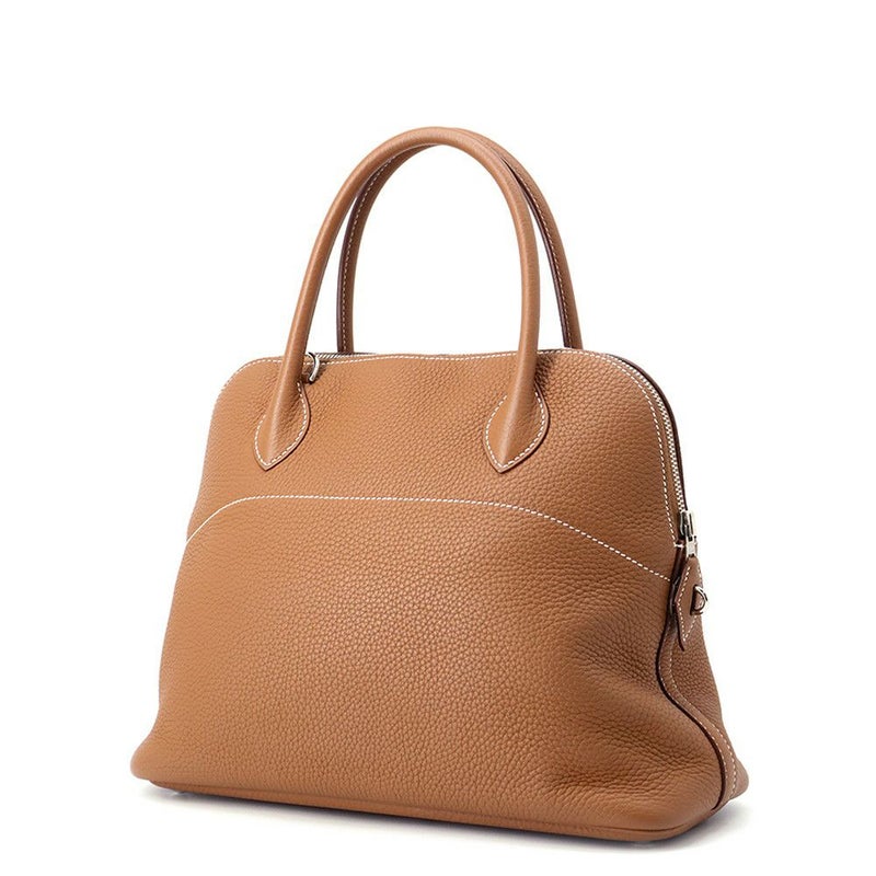 エルメス ハンドバッグ ボリード31 ゴールド/シルバー金具 トリヨンクレマンス A刻印 2wayショルダー