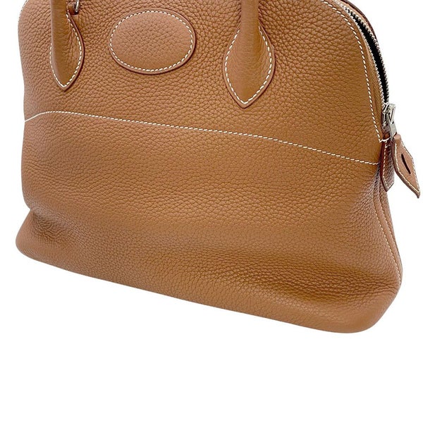 エルメス ハンドバッグ ボリード31 ゴールド/シルバー金具 トリヨンクレマンス A刻印 2wayショルダー