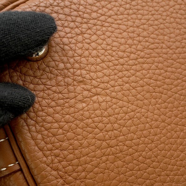 エルメス ハンドバッグ ボリード31 ゴールド/シルバー金具 トリヨンクレマンス A刻印 2wayショルダー