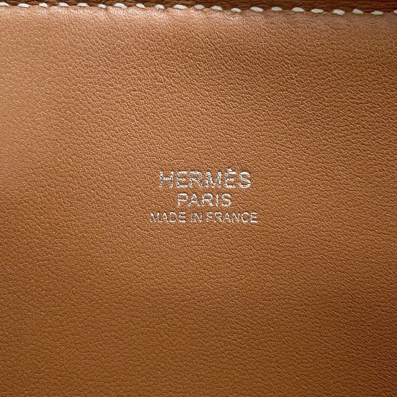 エルメス ハンドバッグ ボリード31 ゴールド/シルバー金具 トリヨンクレマンス A刻印 2wayショルダー