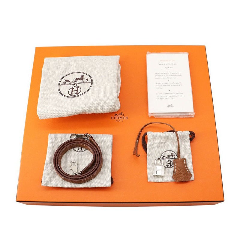 エルメス ハンドバッグ ボリード31 ゴールド/シルバー金具 トリヨンクレマンス A刻印 2wayショルダー