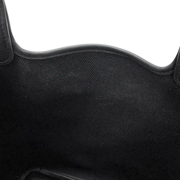 エルメス ハンドバッグ ピコタンロックPM カーゴ ブラック/シルバー金具 トワルゴエラン/スイフト W刻印 黒