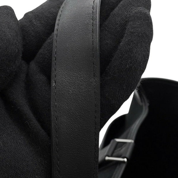 エルメス ハンドバッグ ピコタンロックPM カーゴ ブラック/シルバー金具 トワルゴエラン/スイフト W刻印 黒