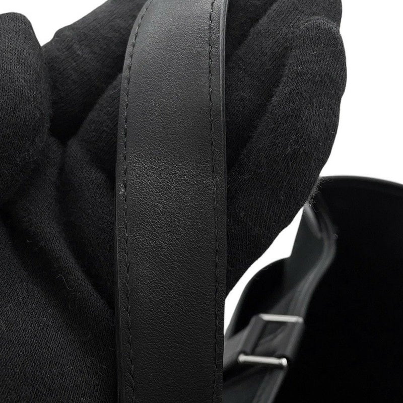 エルメス ハンドバッグ ピコタンロックPM カーゴ ブラック/シルバー金具 トワルゴエラン/スイフト W刻印 黒