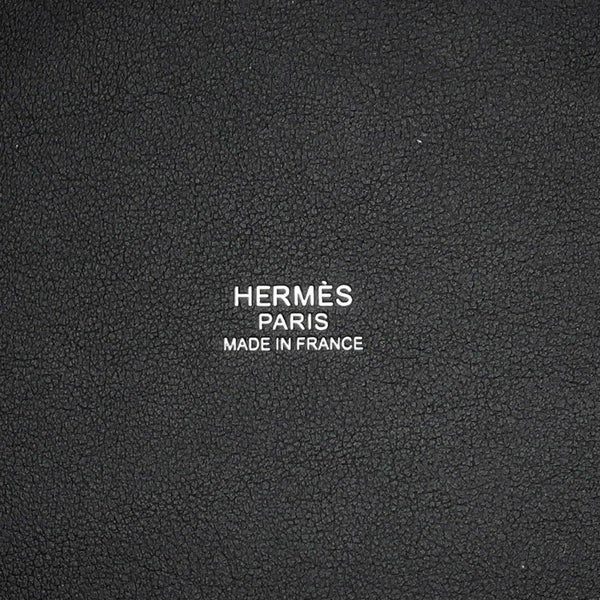 エルメス ハンドバッグ ピコタンロックPM カーゴ ブラック/シルバー金具 トワルゴエラン/スイフト W刻印 黒