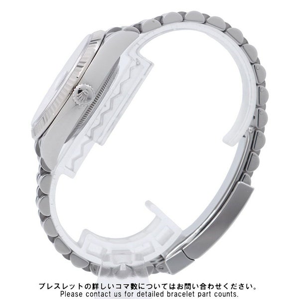 ロレックス デイトジャスト36 SS/K18WG ランダムシリアル ルーレット 126234 ROLEX 腕時計 ブライトブルー文字盤