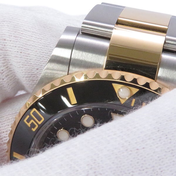 ロレックス サブマリーナ デイト コンビ SS/K18YGイエローゴールド ランダムシリアル 126613LN 腕時計 ウォッチ 黒文字盤