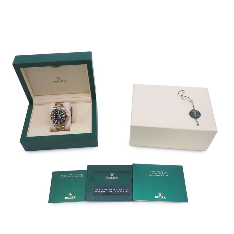 ロレックス サブマリーナ デイト コンビ SS/K18YGイエローゴールド ランダムシリアル 126613LN 腕時計 ウォッチ 黒文字盤