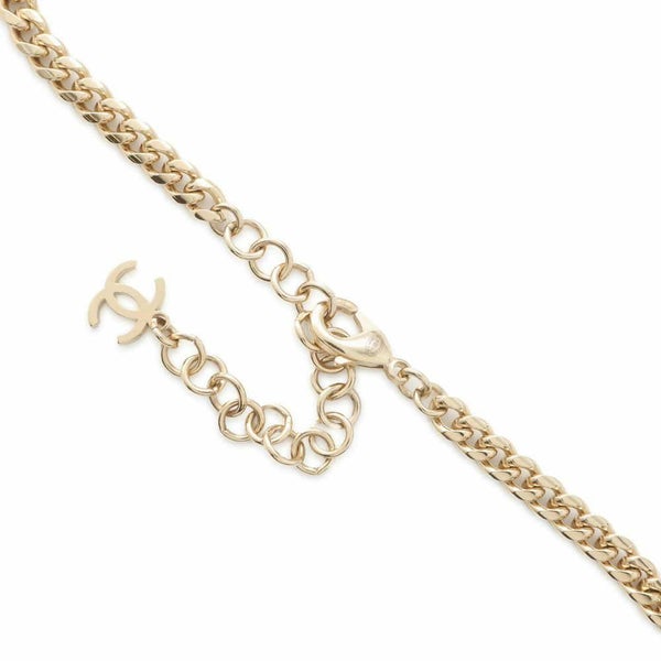 シャネル ネックレス ハート ロゴ ラインストーン F23B ABB646 CHANEL アクセサリー