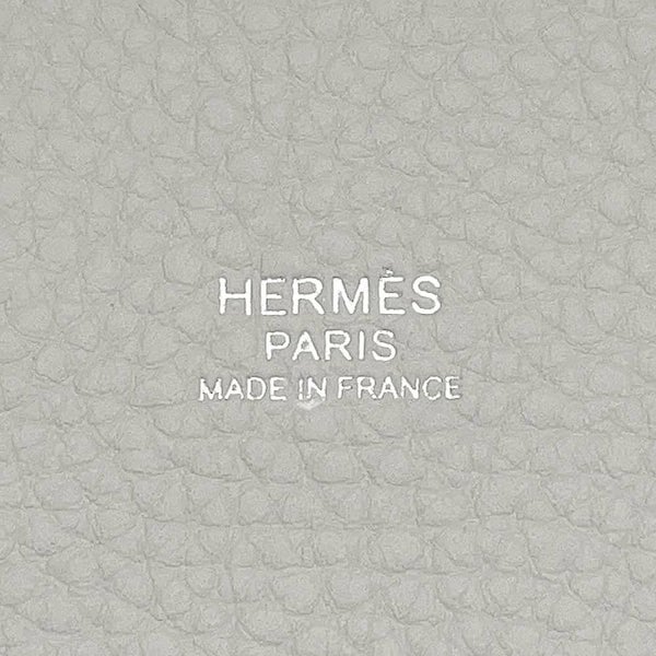 エルメス ハンドバッグ ピコタンロックMM パールグレー/シルバー金具 トリヨンクレマンス W刻印