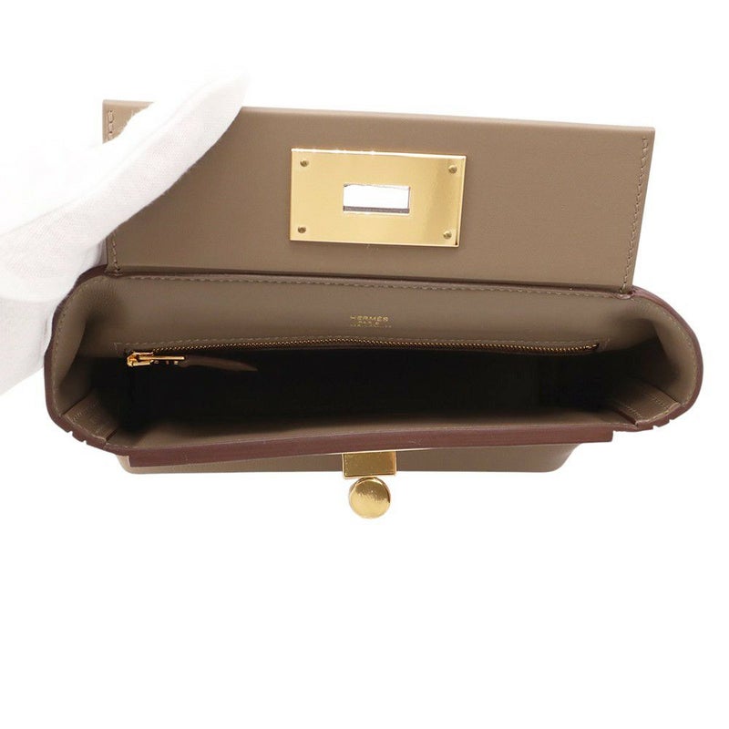 エルメス 24/24 サック ヴァンキャトル ミニ エトゥープ/ゴールド金具 スイフト/エバーカラー W刻印 2wayショルダー