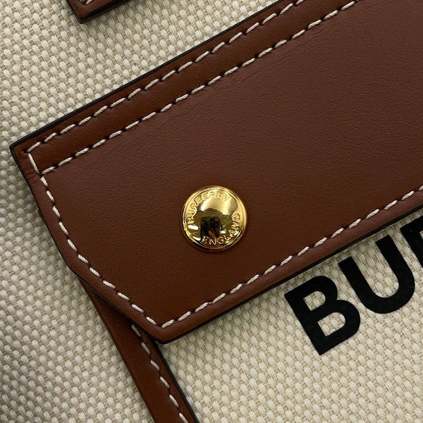 バーバリー ハンドバッグ フレヤトート ミニ キャンバス レザー 80441431 BURBERRY 2way