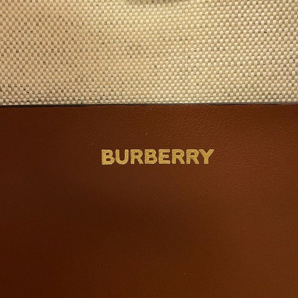 バーバリー ハンドバッグ フレヤトート ミニ キャンバス レザー 80441431 BURBERRY 2way