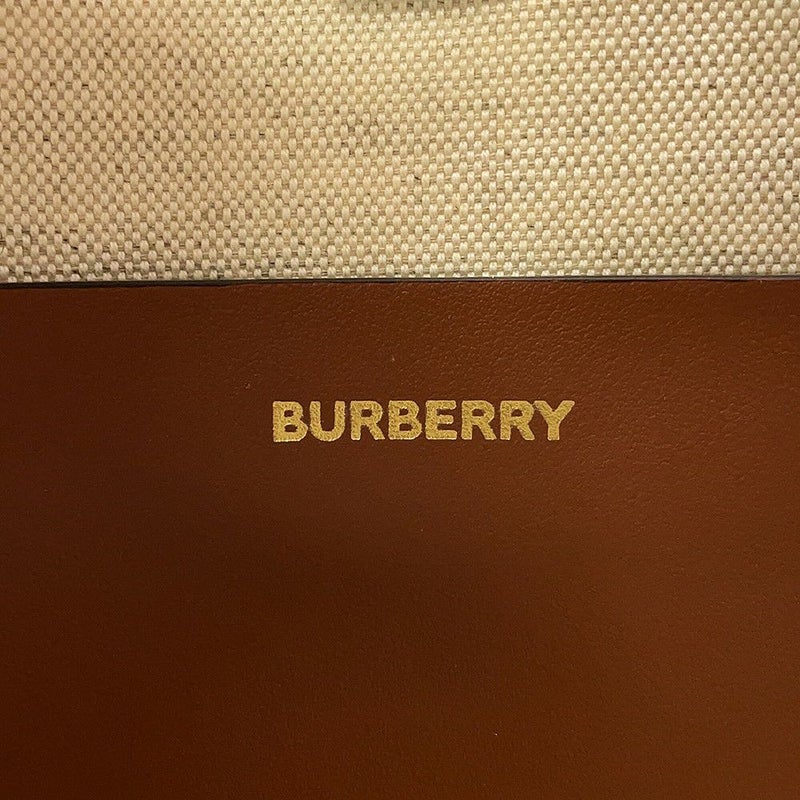 バーバリー ハンドバッグ フレヤトート ミニ キャンバス レザー 80441431 BURBERRY 2way