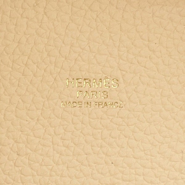 エルメス ハンドバッグ ピコタンロックMM ナタ/ゴールド金具 トリヨンクレマンス B刻印