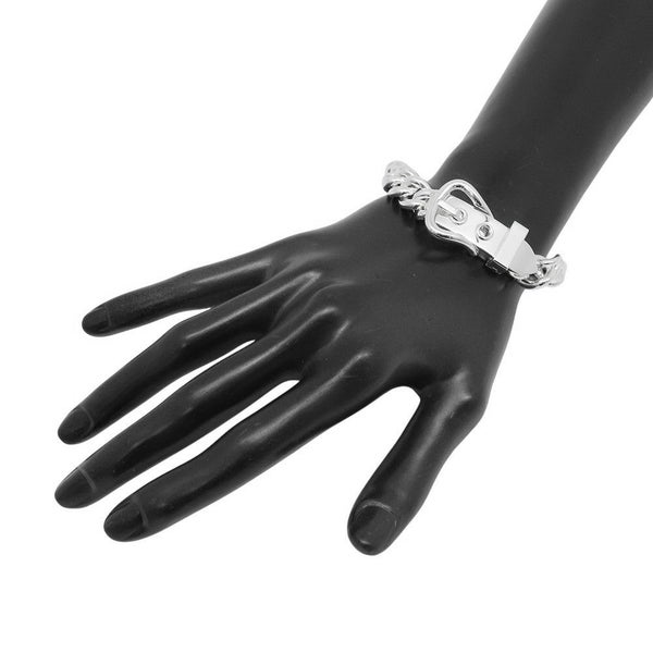 エルメス ブレスレット ブックルセリエ・アンフレクシブル SV925シルバー サイズ17 HERMES ジュエリー