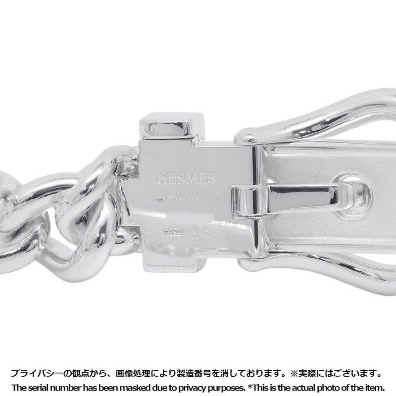 エルメス ブレスレット ブックルセリエ・アンフレクシブル SV925シルバー サイズ17 HERMES ジュエリー