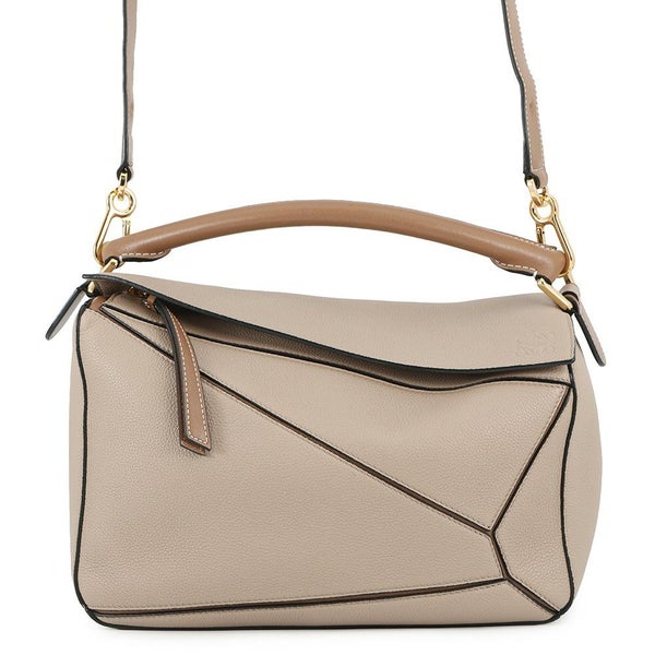 ロエベ ハンドバッグ パズルバッグ ミディアム LOEWE 2way グレージュ