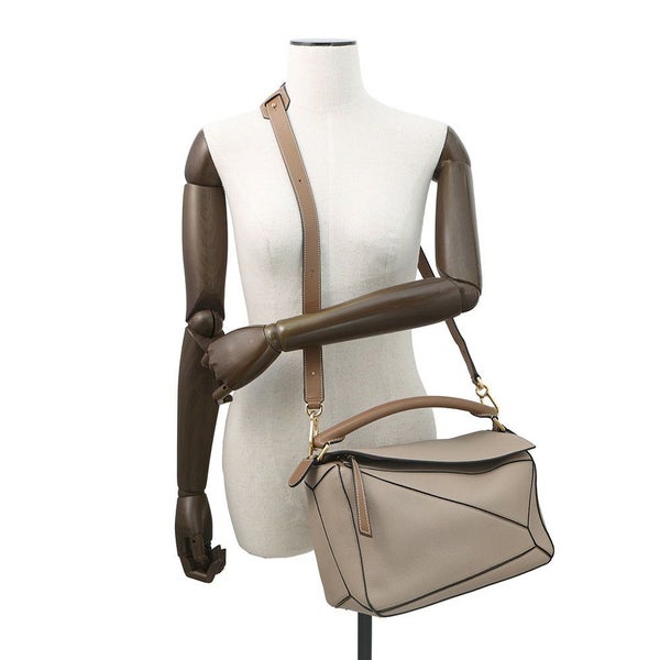 ロエベ ハンドバッグ パズルバッグ ミディアム LOEWE 2way グレージュ
