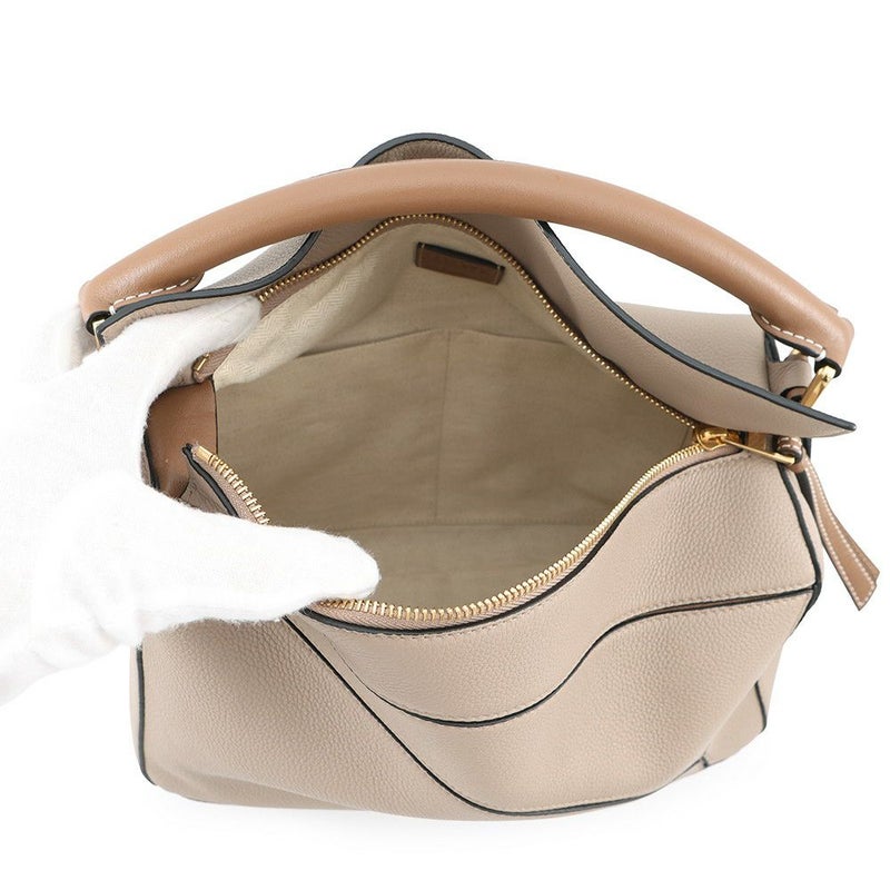 ロエベ ハンドバッグ パズルバッグ ミディアム LOEWE 2way グレージュ