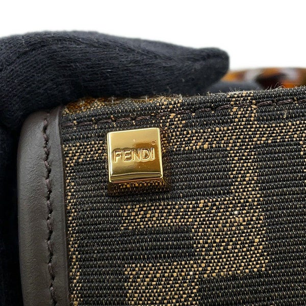 フェンディ ハンドバッグ ズッカ柄 サンシャイン ショッパー ミニ キャンバス スパンコール 8BS051 2way