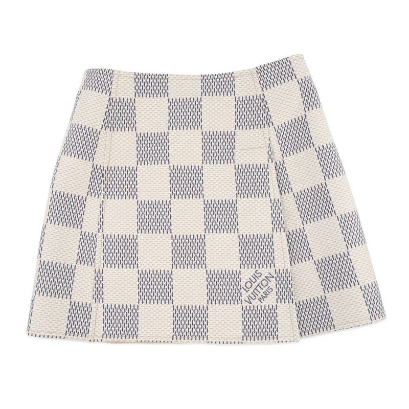 ルイヴィトン スカート ダミエ・アズール レディースサイズ40 LOUIS VUITTON