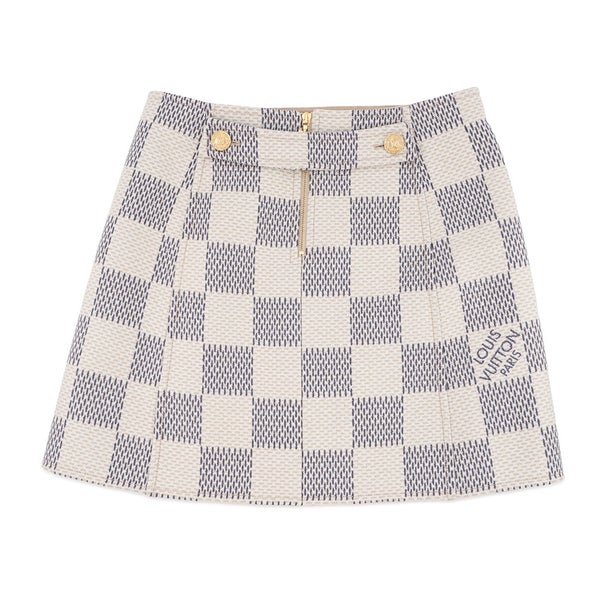 ルイヴィトン スカート ダミエ・アズール レディースサイズ40 LOUIS VUITTON