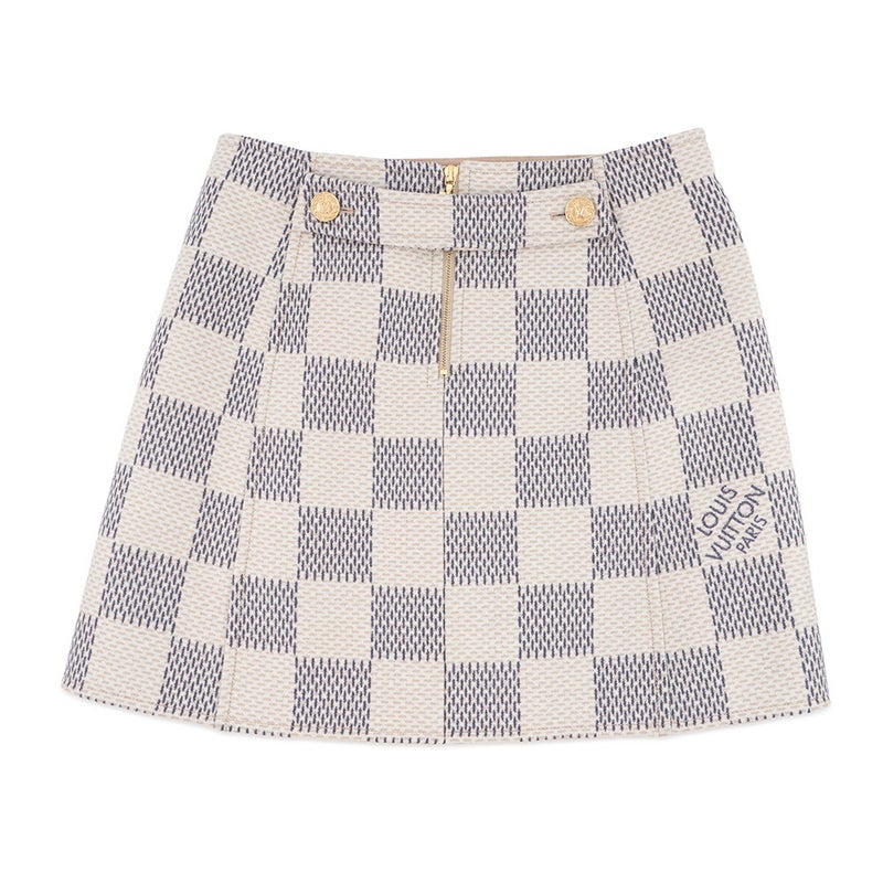 ルイヴィトン スカート ダミエ・アズール レディースサイズ40 LOUIS VUITTON