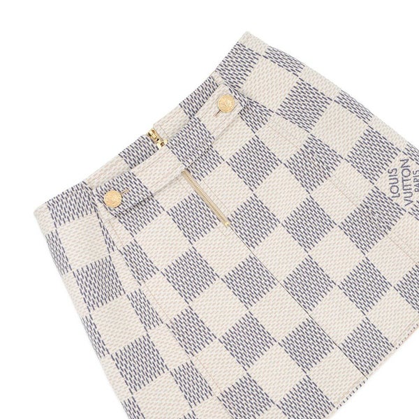ルイヴィトン スカート ダミエ・アズール レディースサイズ40 LOUIS VUITTON