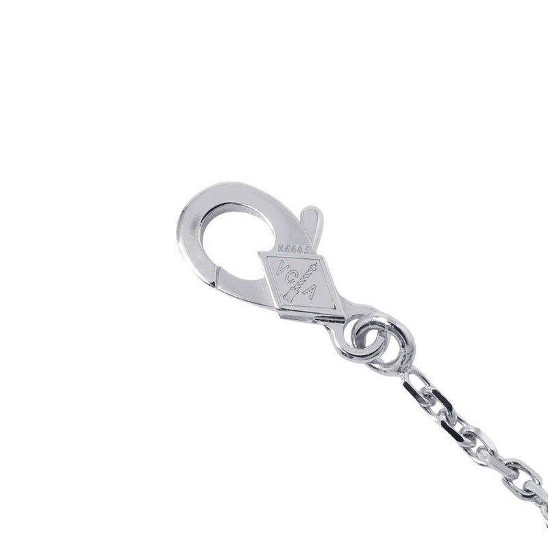 ヴァンクリ ネックレス ヴィンテージ アルハンブラ ギヨシェ ダイヤモンド 1P K18WG/K18PG VCARPNTH00 2024年ホリデー限定