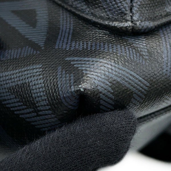 クリスチャン・ディオール リュック CDダイヤモンド バックパック PVCコーティングキャンバス Christian Dior メンズ 黒 セール品